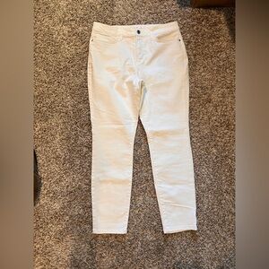 LC Lauren Conrad Women's white Skinny Jeans